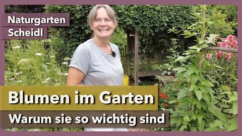 Blumen im Garten – Warum sie so wichtig sind | Naturgarten Scheidl | Rundgang 3 | 2023