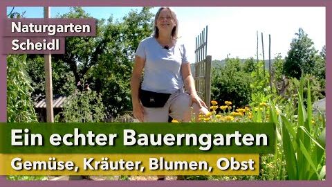 Ein echter Bauerngarten – Gemüse, Kräuter, Blumen, Obst | Naturgarten Scheidl | Rundgang 2 | 2021