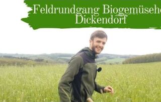 Feldrundgang Biogemüsehof Dickendorf | Mulchgemüsebau  | Relavisio auf dem Feld (2019)