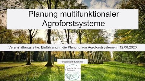Agroforst Online Workshop Teil 2 mit Nicolas Haack