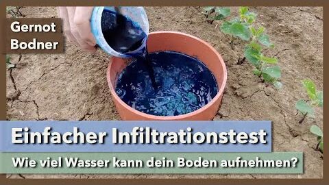 Infiltrationstest – Wie viel Wasser kann der Boden aufnehmen? | Dr. Gernot Bodner | Teil 4 | 2023
